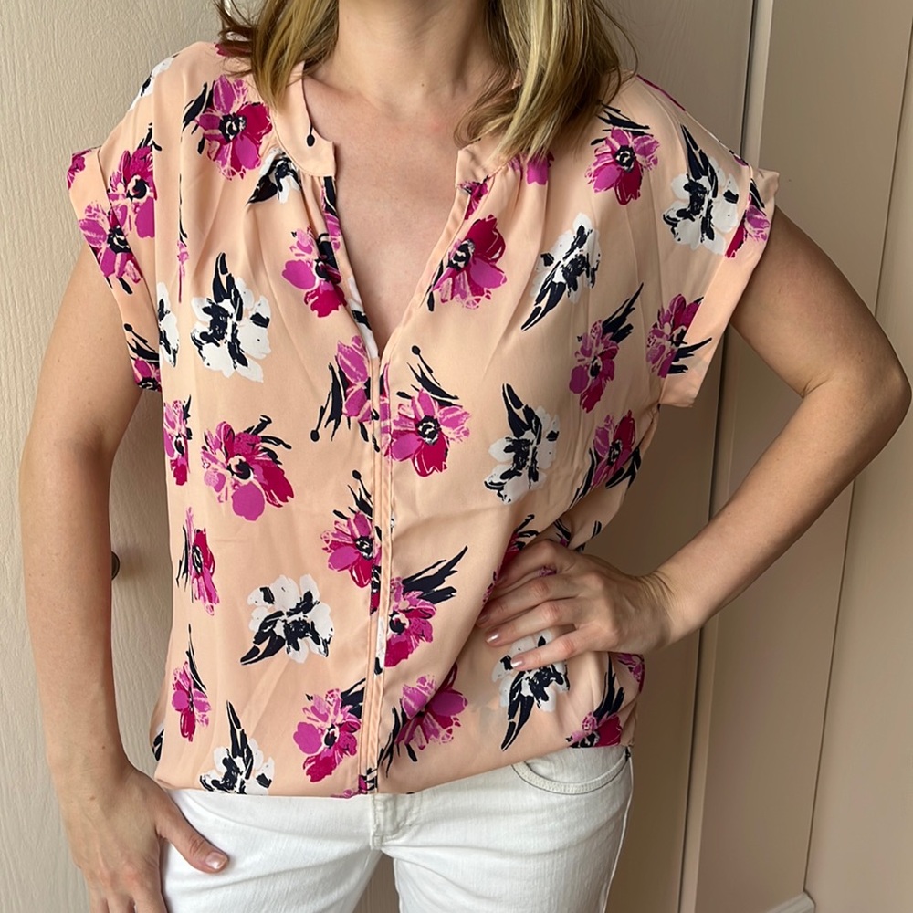 Tunic w/Flower Pattern